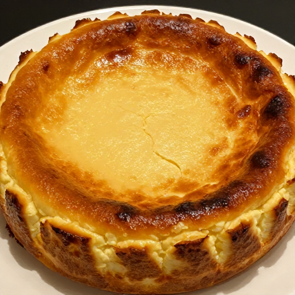 Sliced Burnt Basque Cheesecake