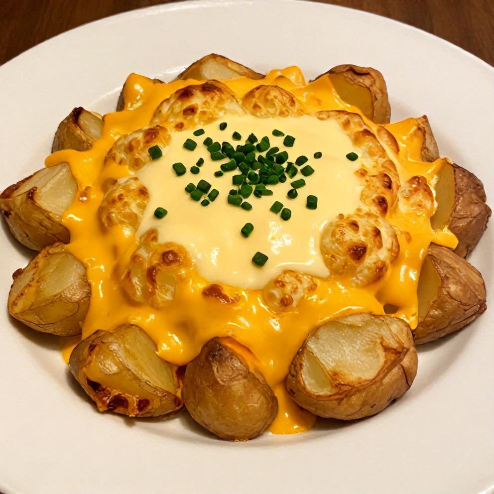 Perfectly Baked Scalloped Potatoes with Golden Cheese Topping