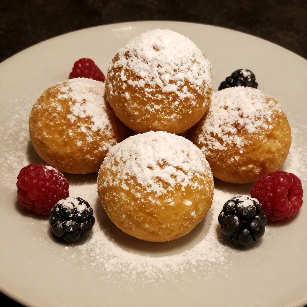 Italian Cream Bombs on a plate