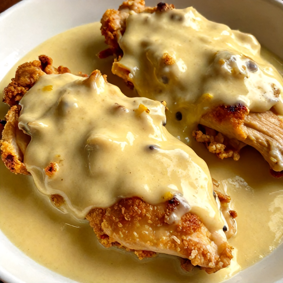 creamy baked lemon butter chicken