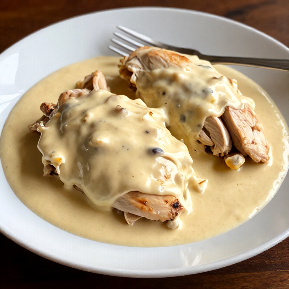 Plated Creamy Boursin Chicken