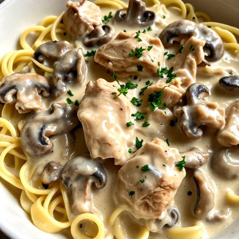 Creamy Chicken Stroganoff