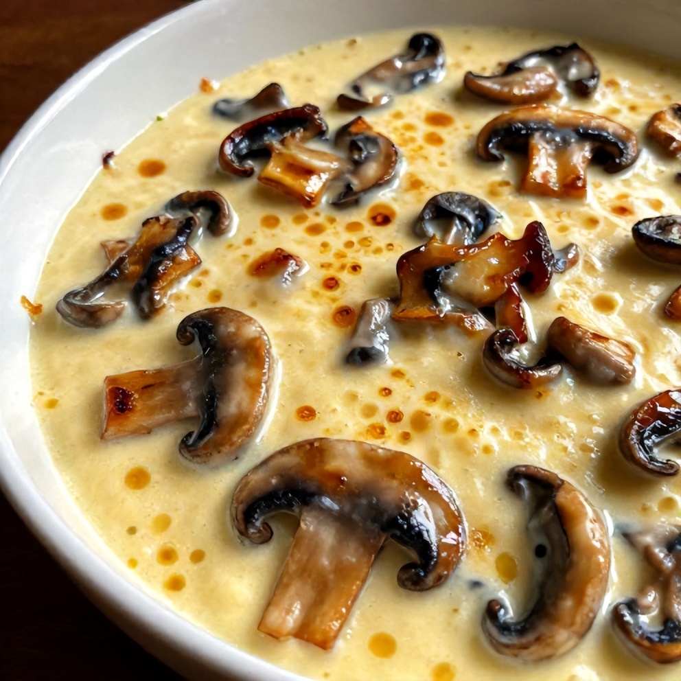 creamy italian mushroom carbonara