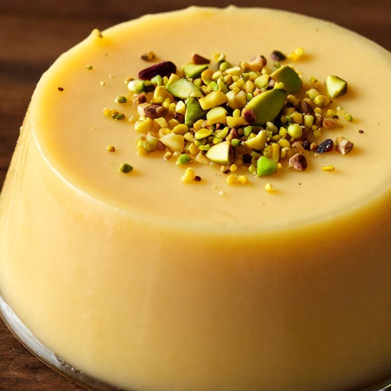 orange blossom semolina pudding