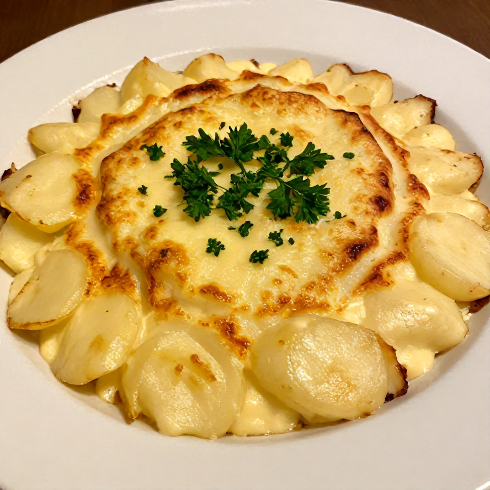 Finished Creamy Potato Gratin