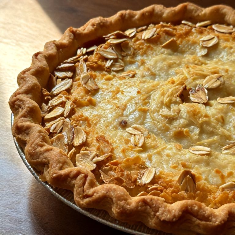 burnt honey pie