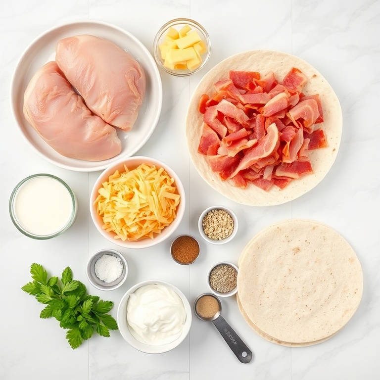 Chicken Bacon Ranch Wrap Ingredients