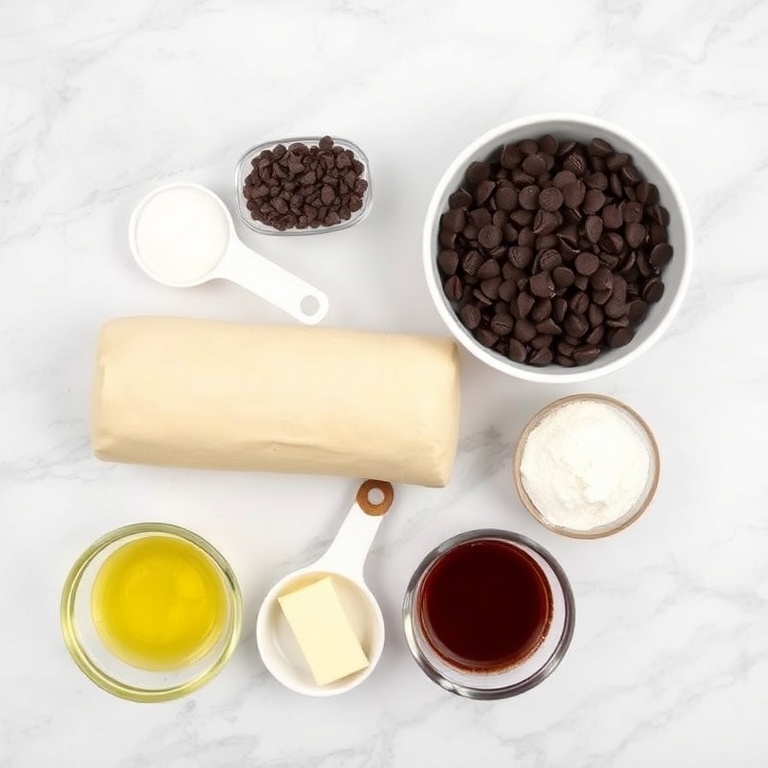Ingredients for Chocolate Rolls Recipe