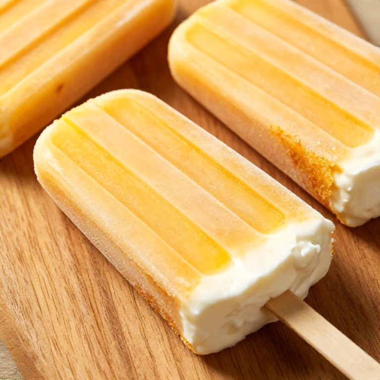 Mango Greek Yogurt Popsicles