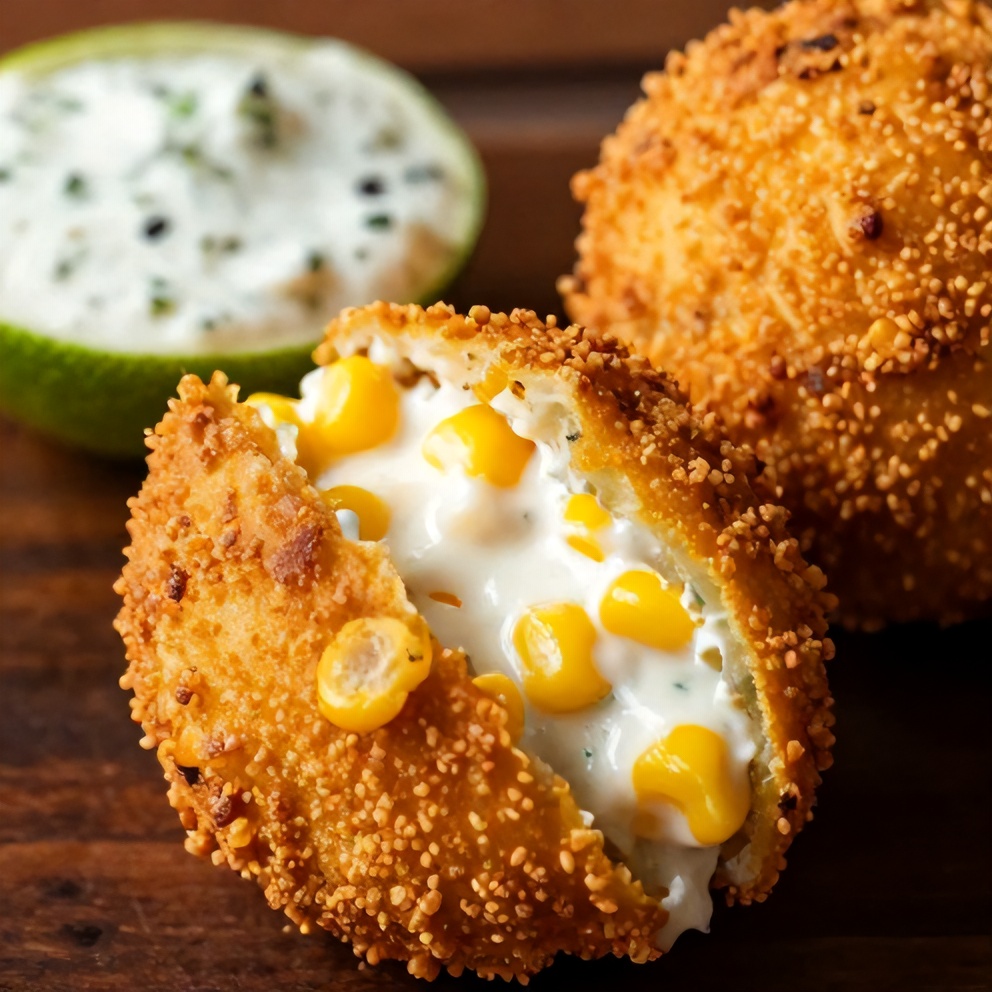 Mexican street corn fritters