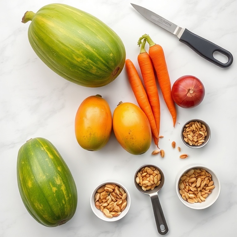 Thai Mango Green Papaya Salad Ingredients