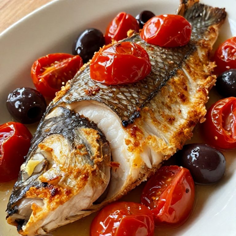 Easy Baked Sea Bass