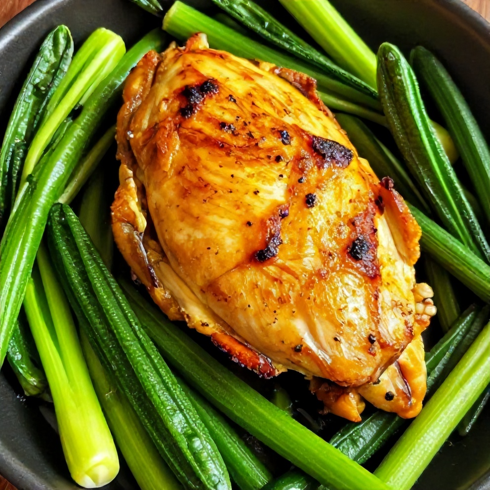 easy baked turmeric chicken