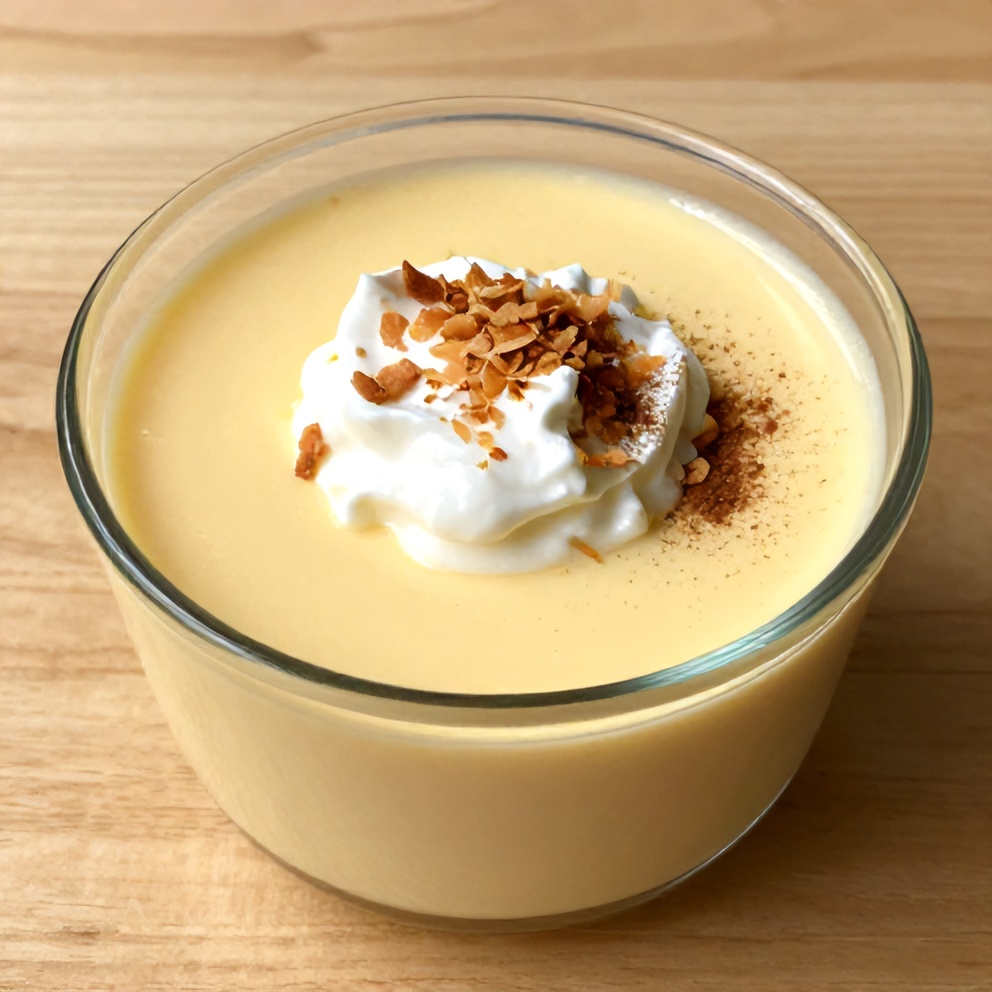 Finished Brazilian Coconut Pudding