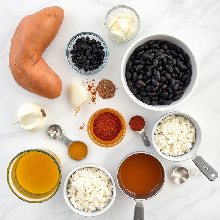 Cajun Sweet Potato Rice Bowl Ingredients