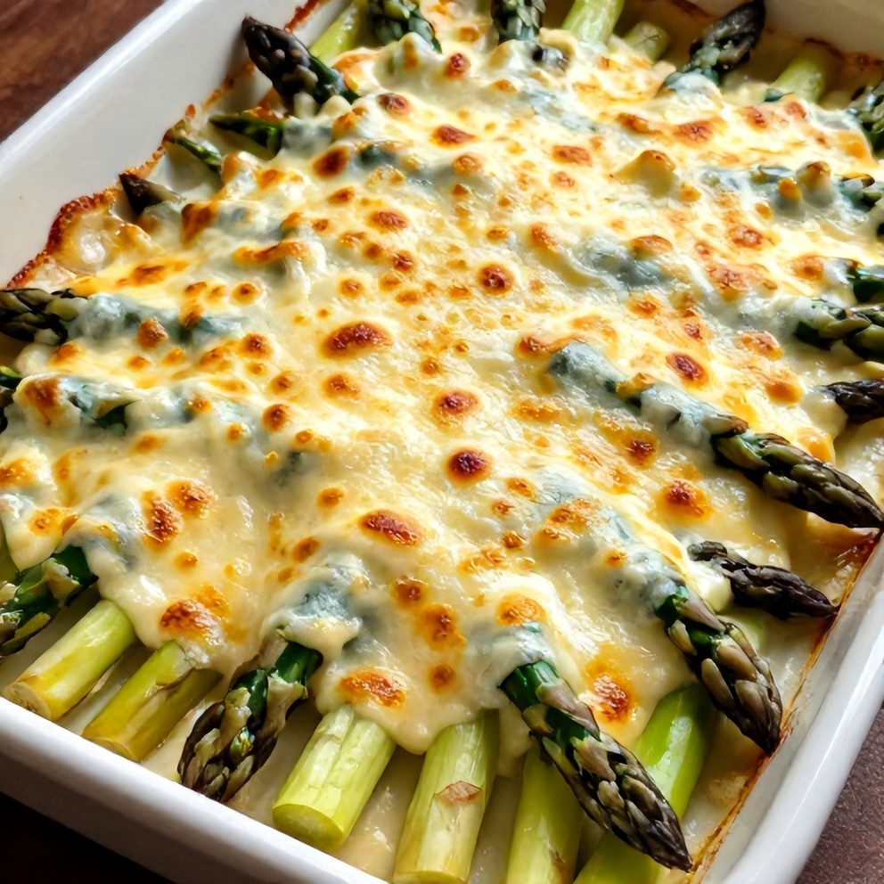easy cheesy asparagus casserole