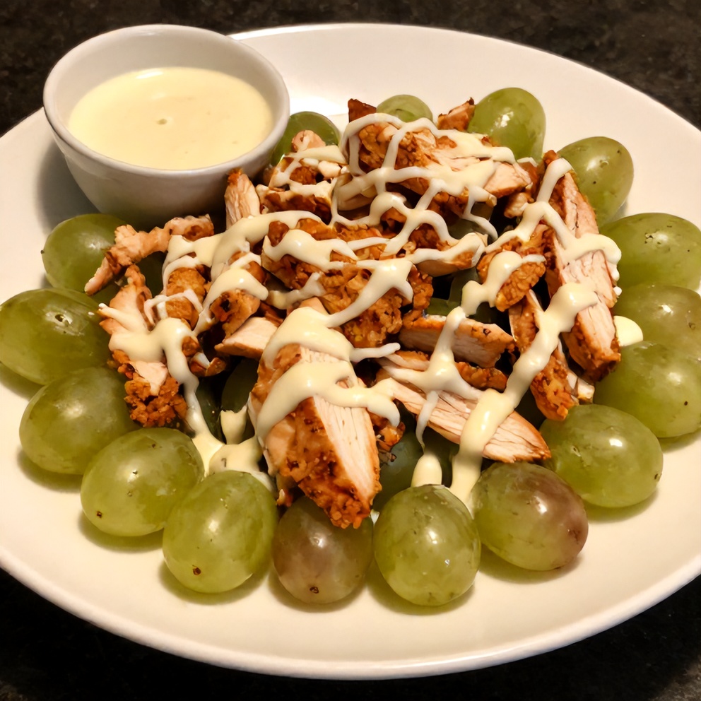 Plated Easy Chicken Grape Salad