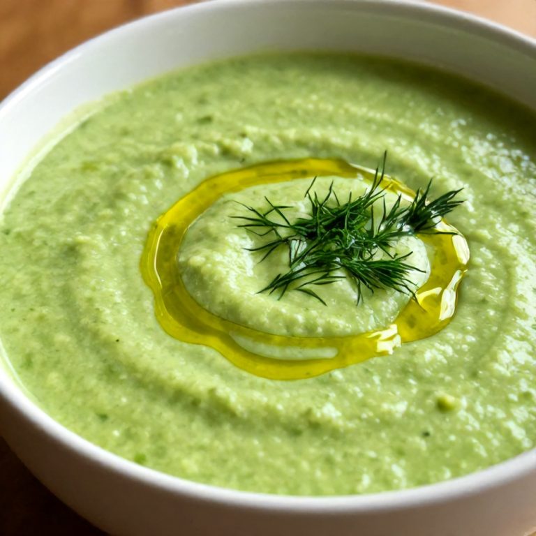 Easy Chilled Cucumber Avocado Soup