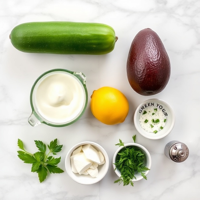 Cucumber Avocado Soup Ingredients