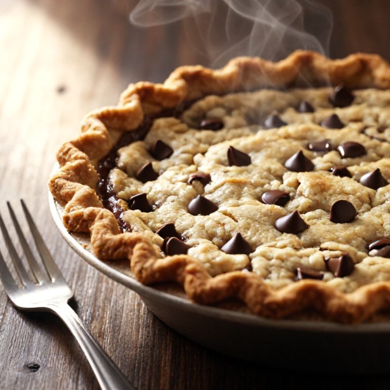 Easy Chocolate Chip Cookie Pie