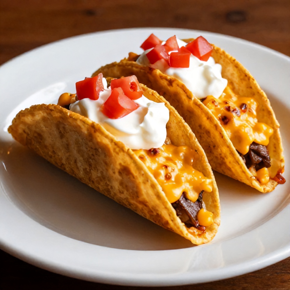 Plated Copycat Taco Bell Meximelt