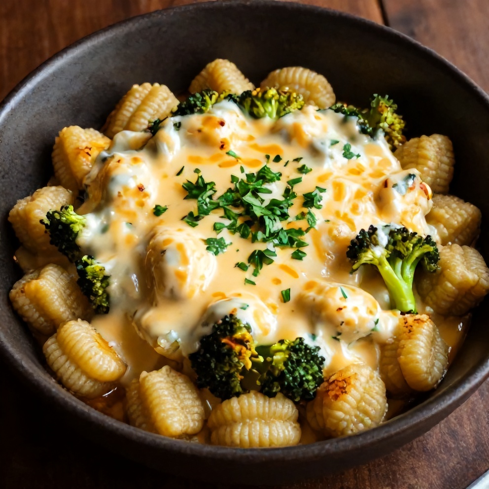 Gnocchi and Broccoli Bake Final Dish