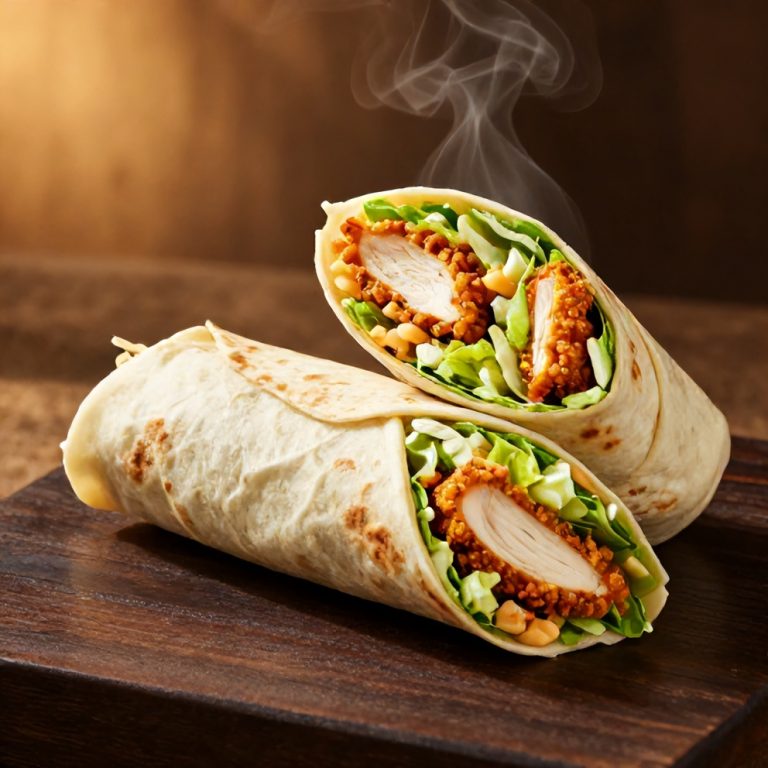 easy chicken caesar wrap