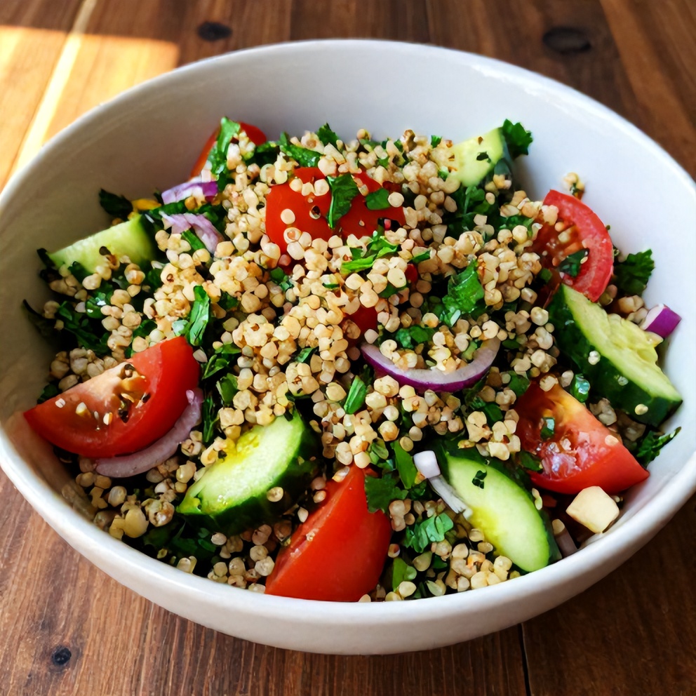 easy fresh quinoa tabbouleh salad