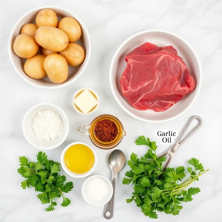 Garlic Butter Steak Bites Ingredients