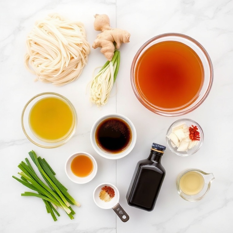 Ginger Garlic Broth Ingredients