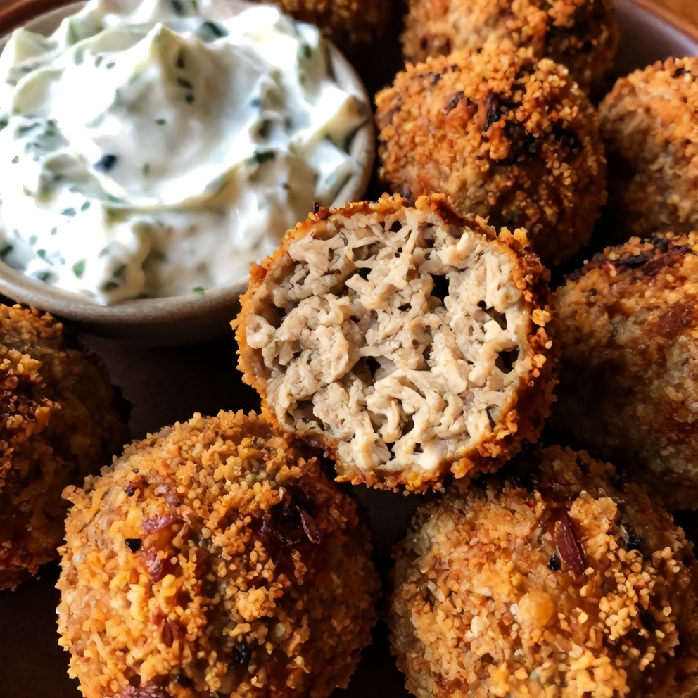 Easy Greek Lentil Meatballs