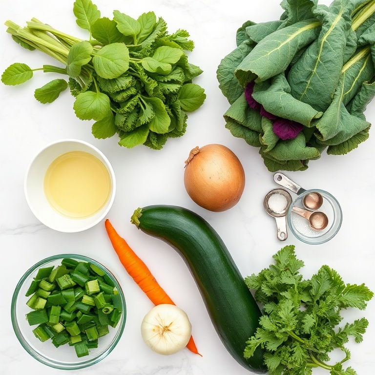 Green Vegetable Soup Ingredients