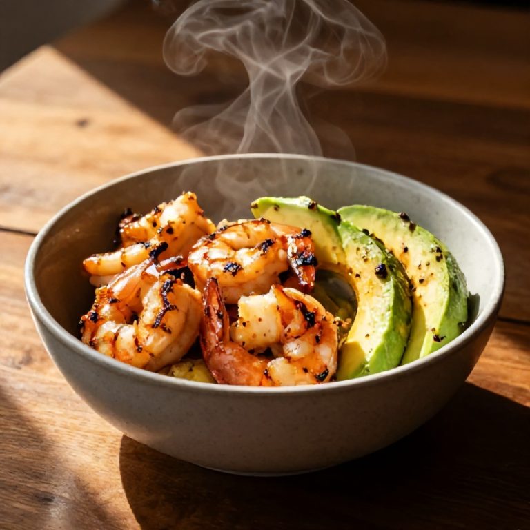 Easy Grilled Shrimp and Avocado Bowl