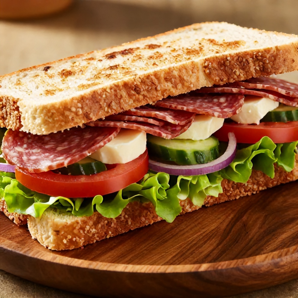 Easy Italian Grinder Salad Sandwich