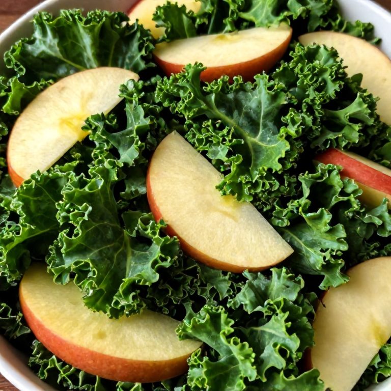 Easy Kale and Apple Salad