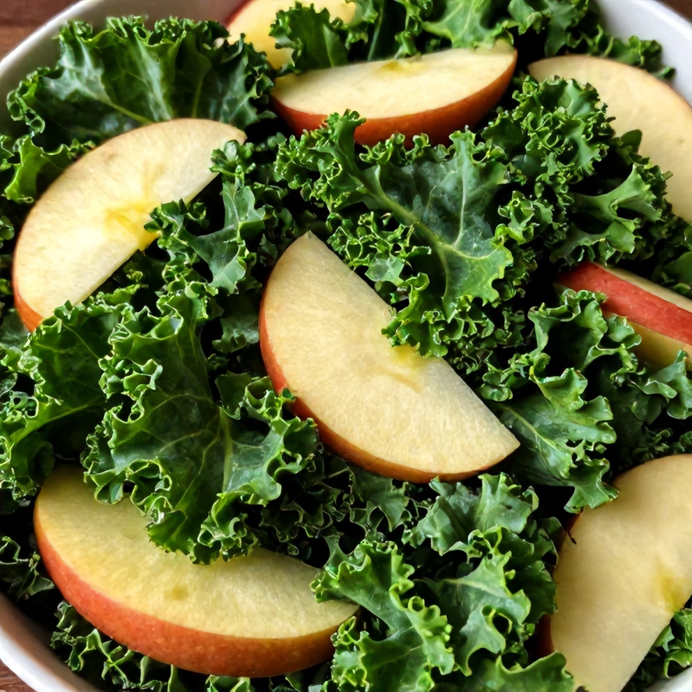 Easy Kale and Apple Salad
