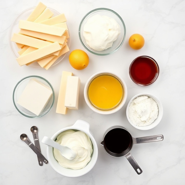 Lemon Tiramisu Ingredients