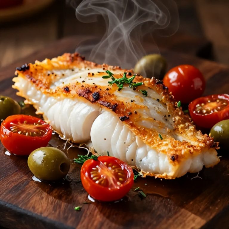 Mediterranean Baked Cod