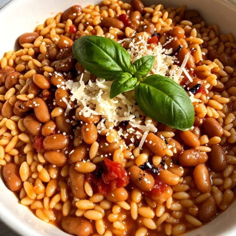 Easy Mediterranean Orzo and Beans One-Pot Dinner