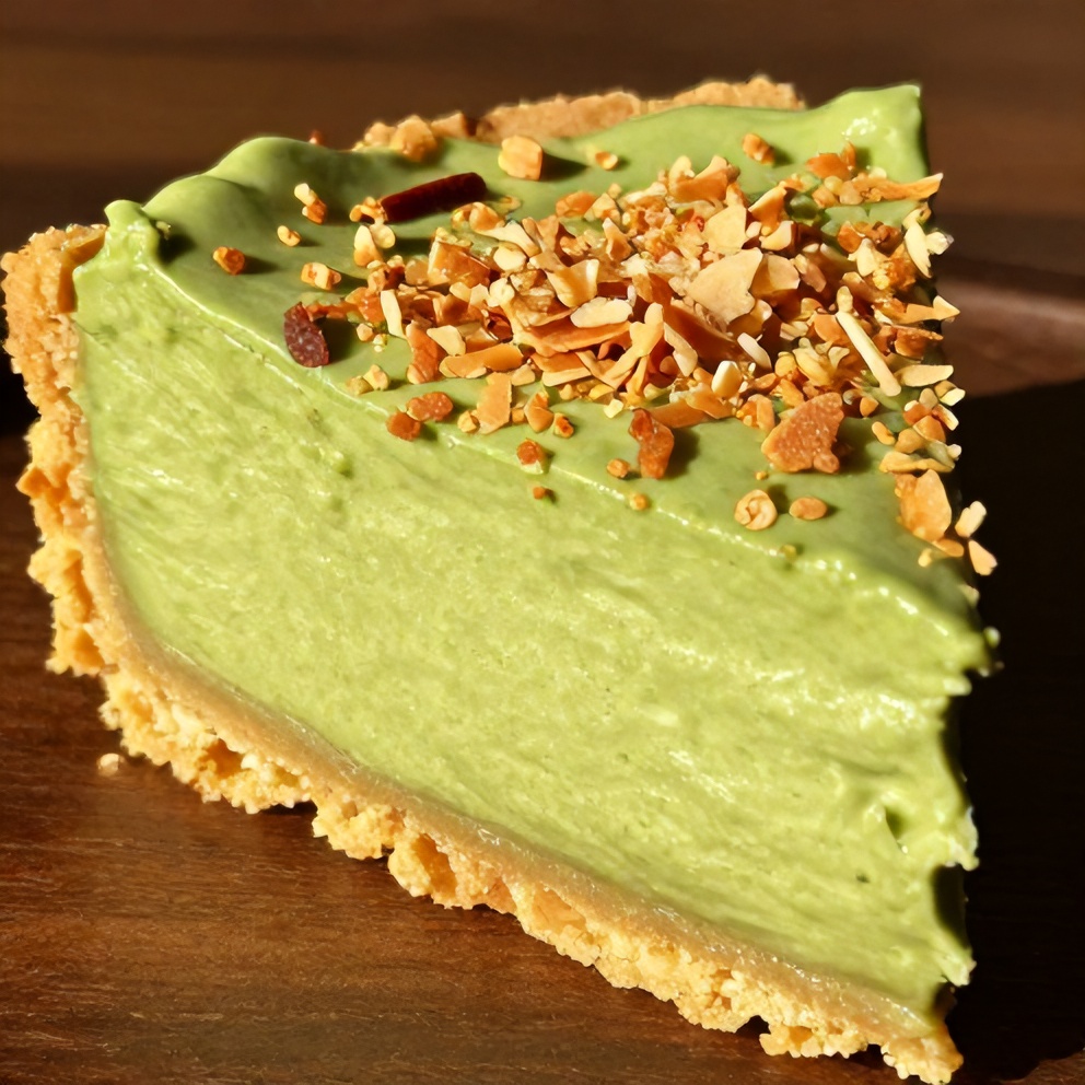 Easy No-Bake Matcha Coconut Cream Tart