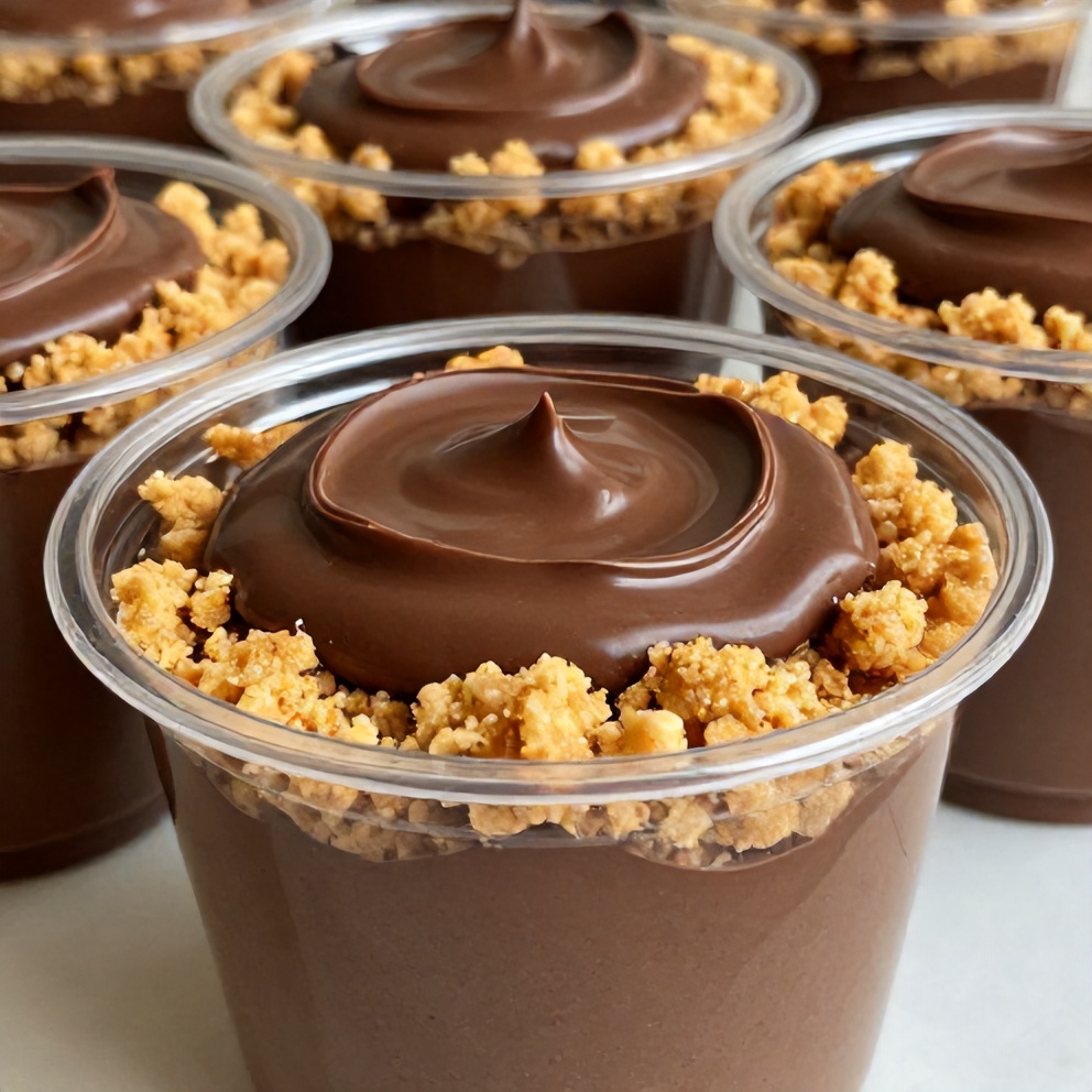 Easy No Bake S’mores Pudding Cups