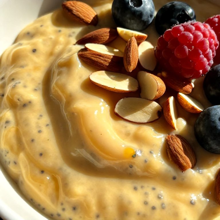 Easy Peach Chia Pudding
