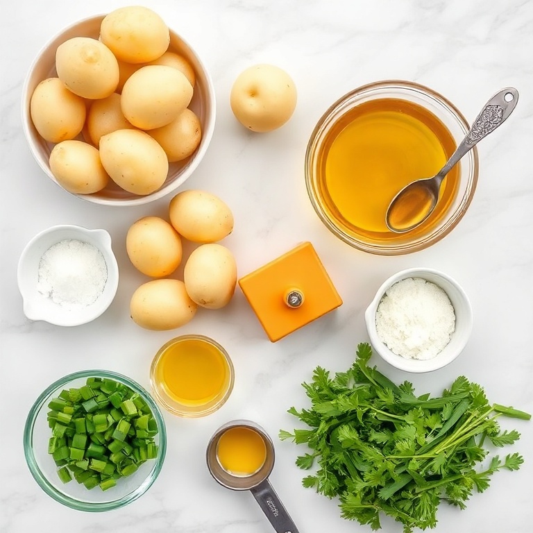 Ingredients for Easy Roasted Potato Salad