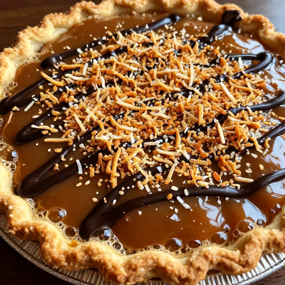 Samoa Cookie Pie