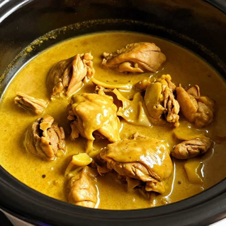 slow cooker chicken curry