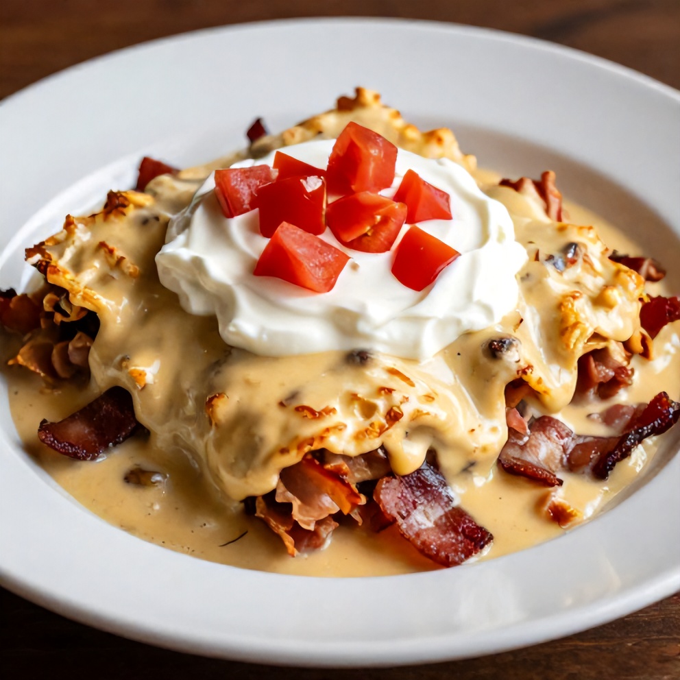 Hearty Cowboy Casserole Served