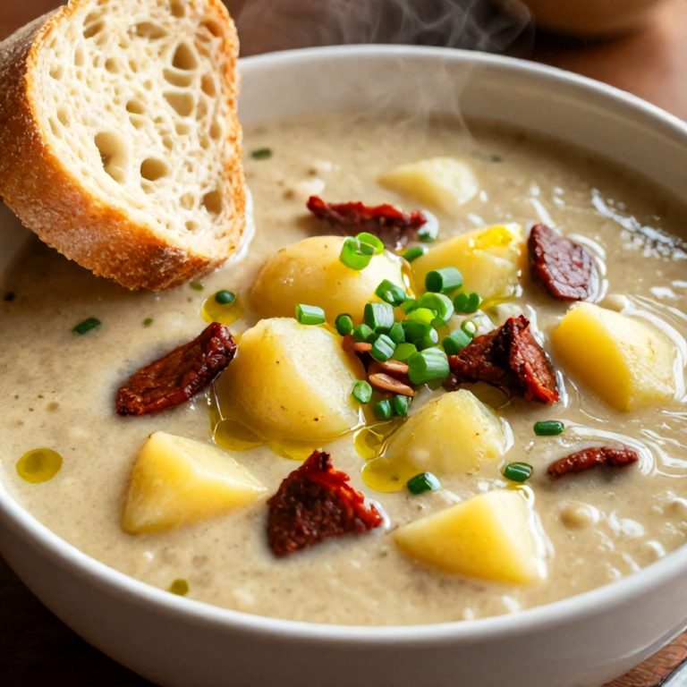 Easy Spanish Potato Soup with Chorizo
