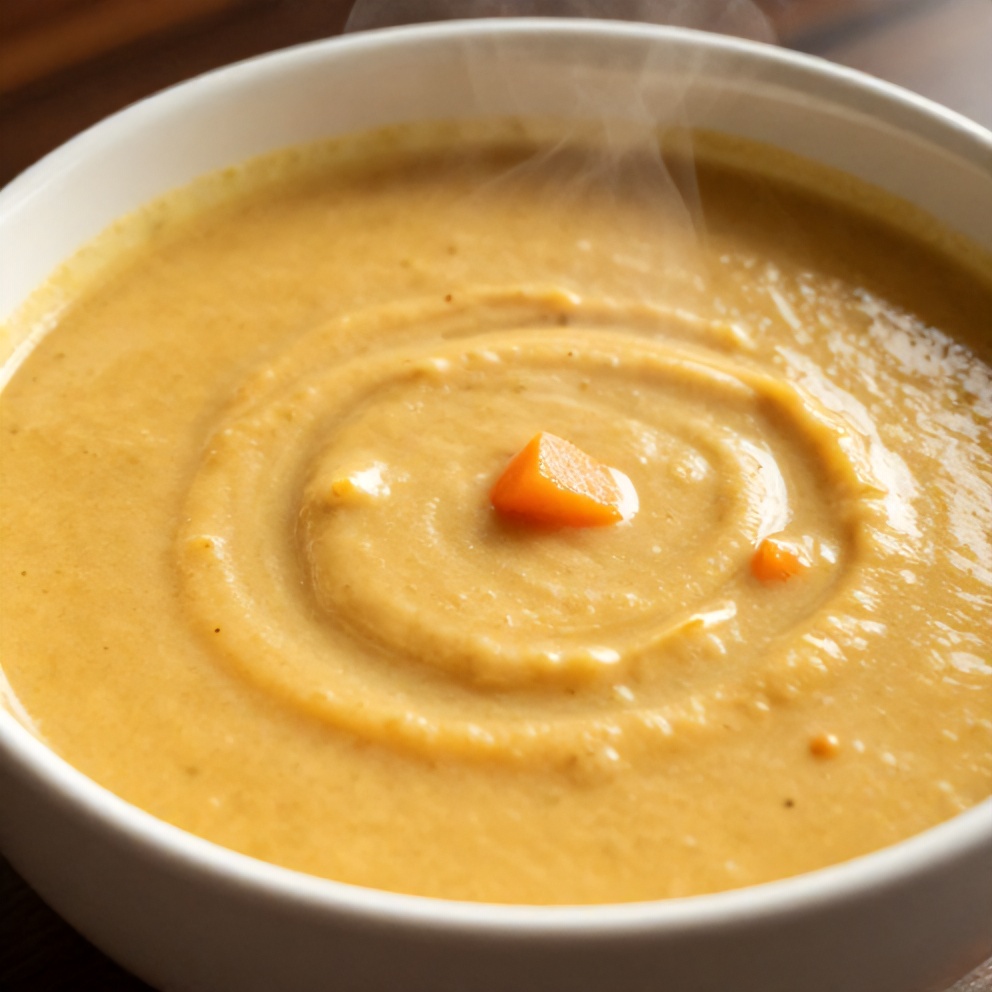Easy Spicy Miso Carrot Soup