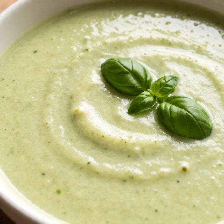 Easy Spring Zucchini Basil Soup