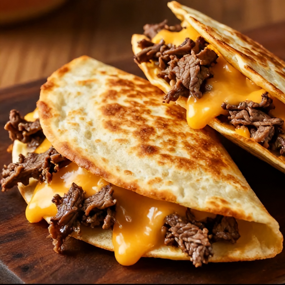 Easy Steak Cheese Quesadillas